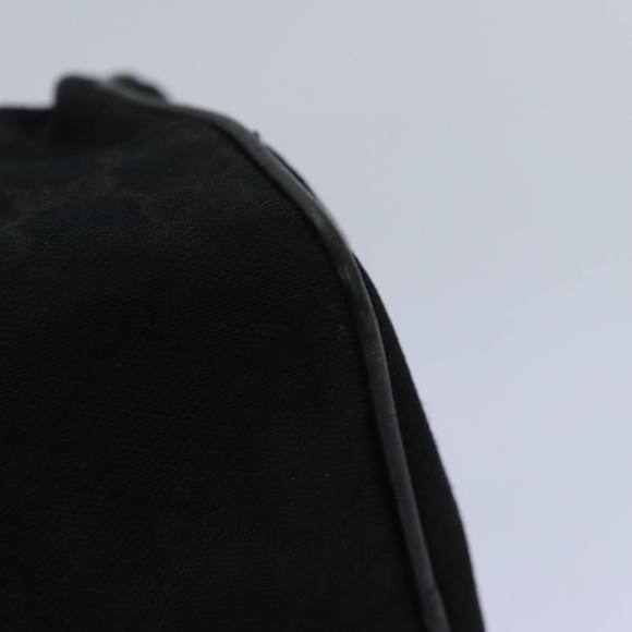 GUCCI GG Canvas Web Sherry Line Boston Bag Black Red Gold 010 378 Auth 84562 - Picture 9 of 16